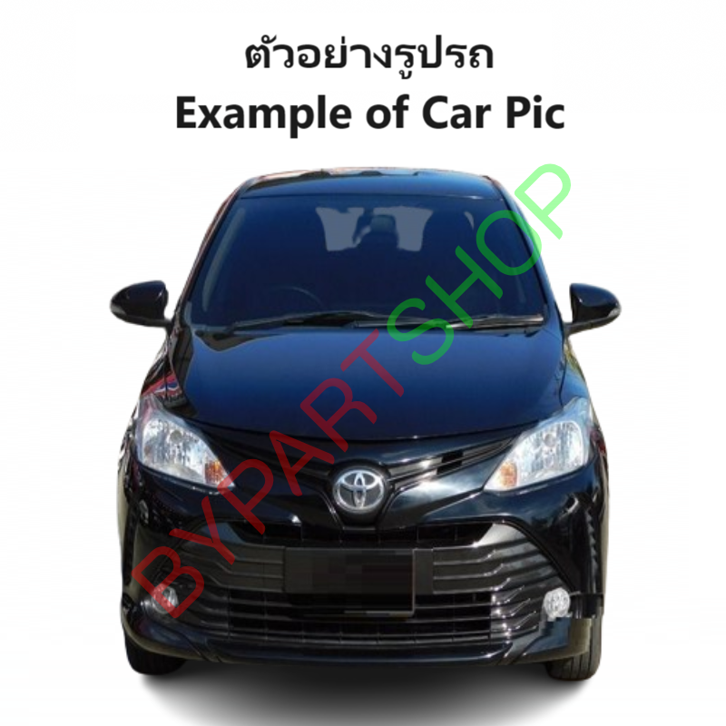 กระจกมองข้าง TOYOTA VIOS(วีออส) Gen3 รุ่นปรับ+พับไฟฟ้า มีไฟเลี้ยว 7สาย สีดำ(ไปทำสีเอง) ปี2013-2022 -ราคาต่อข้าง-