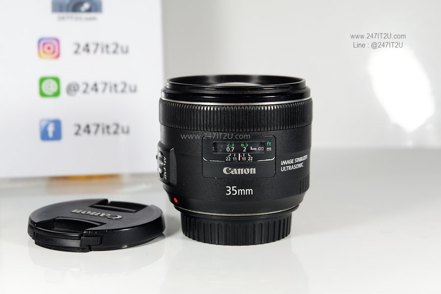 ขายเลนส์ Canon EF 35mm F2 IS USM สีดำ