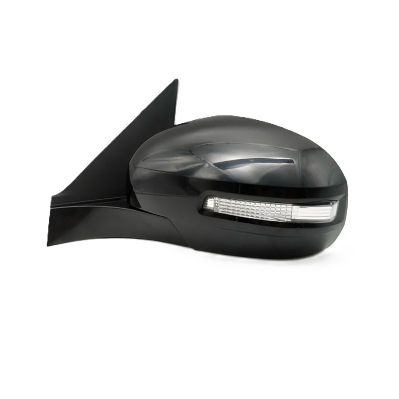 กระจกมองข้าง SUZUKI SWIFT(สวีฟ) รุ่นปรับ+พับไฟฟ้า มีไฟเลี้ยว 7สาย โฉมปี2012-2017 (สีดำ,งานไม่ทำสี) -ราคาต่อข้าง-