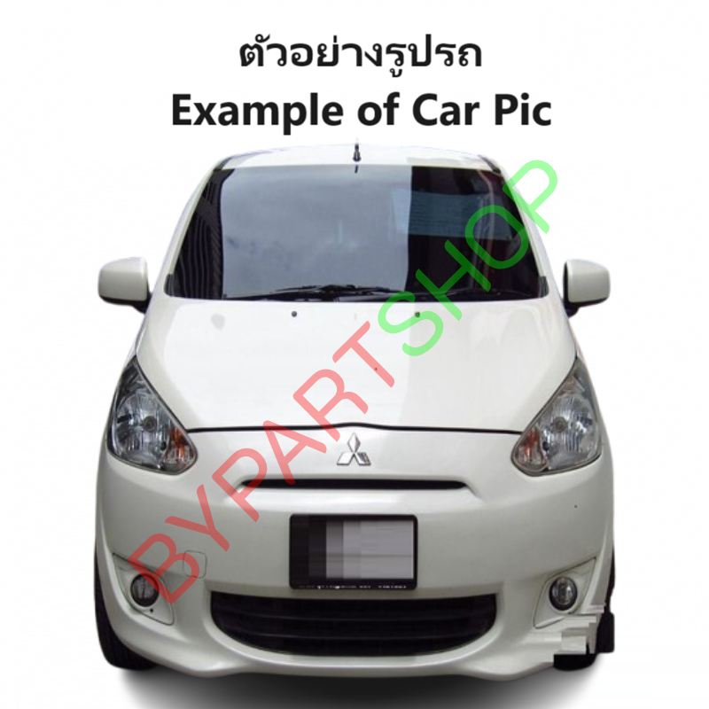 หม้อน้ำ MITSUBISHI MIRAGE(มิราจ) มีท่อเล็ก หนาพิเศษ 26มิล ปี2012-2016 เกียรกระปุก-ออโต้ (อลูมิเนียมทั้งใบ) (50012/26PP)