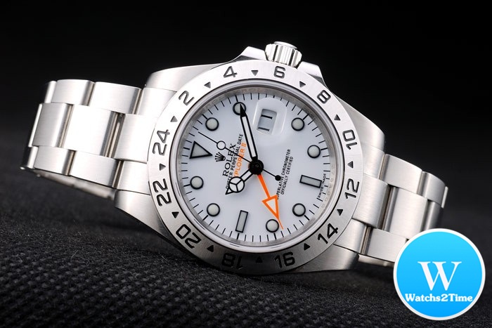 นาฬิกา ROLEX Explorer II Superlative Automatic Stainless Steel หน้าดำ