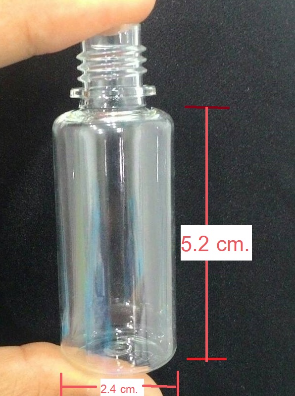 20ml PET ขวดหยดใส ฝาหัวเข็ม