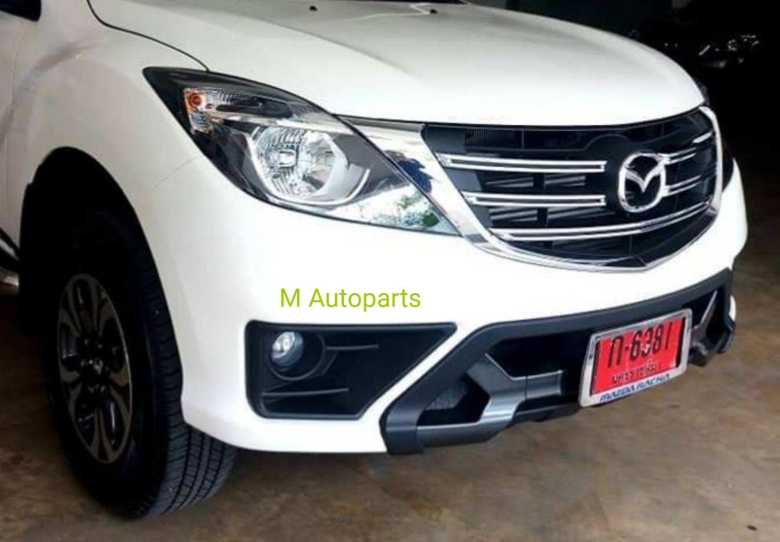 ไฟตัดหมอก ไฟสปอร์ตไลท์ MAZDA BT-50 BT50 PRO THUNDER 2018 2019 มีฝาครอบ / มาสด้า บีที50 โปรธันเดอร์ (รับประกันสินค้า 3 เดือน)