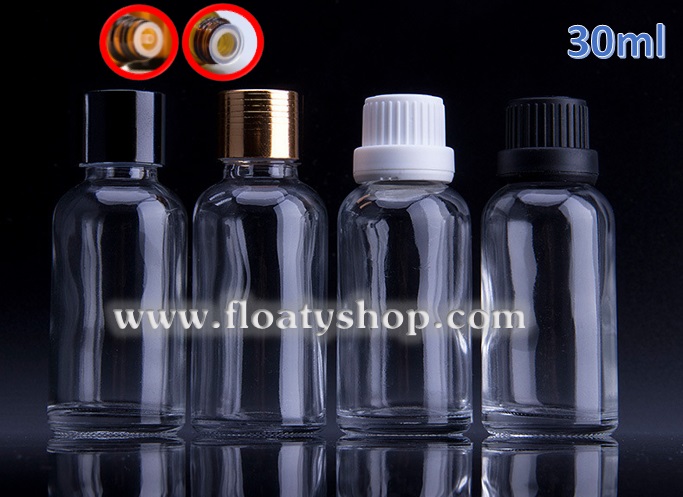 30ml ขวดแก้วใส