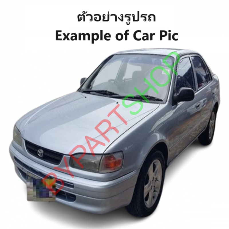 หน้ากระจัง TOYOTA COROLLA(โคโรล่า) AE110/AE111 โฉมตูดเป็ด สีดำ ไม่มีโลโก้ (รหัส:AE110 ดำ)