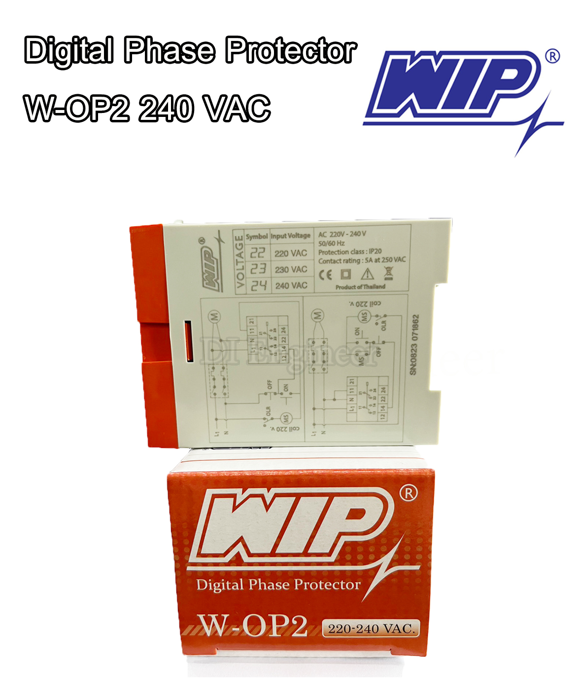 WIP WIP Phase Protector 240VAC รุ่น W-OP2