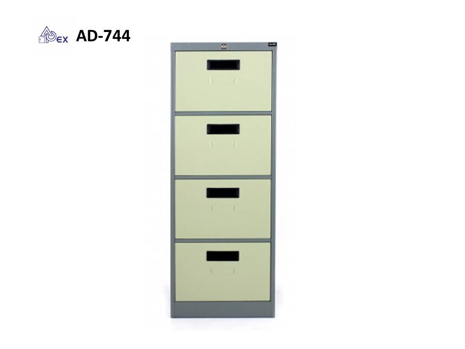 ตู้ลิ้นชักสำหรับใส่แฟ้มแขวน APEX AD-744 (4 ลิ้นชัก)
