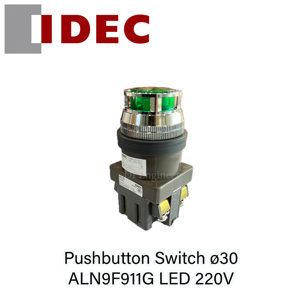 IDEC Pushbutton Switch ALN9F911G LED 220V