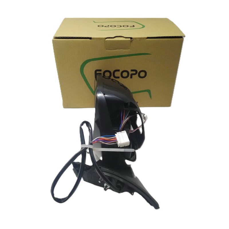 กระจกมองข้าง HONDA JAZZ(แจ๊ส) GE,MC รุ่นปรับ+พับไฟฟ้า มีไฟเลี้ยว 7สาย สีดำ(งานไม่ทำสี ) ปี2008-2013 -ราคาต่อข้าง-