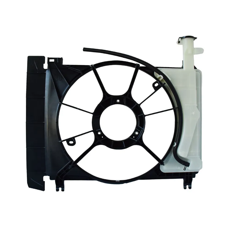 บังลมหม้อน้ำ TOYOTA VIOS(วีออส) Gen3 เครื่อง1NZ พร้อมกระป๋องพักน้ำในตัว ปี2013-2016