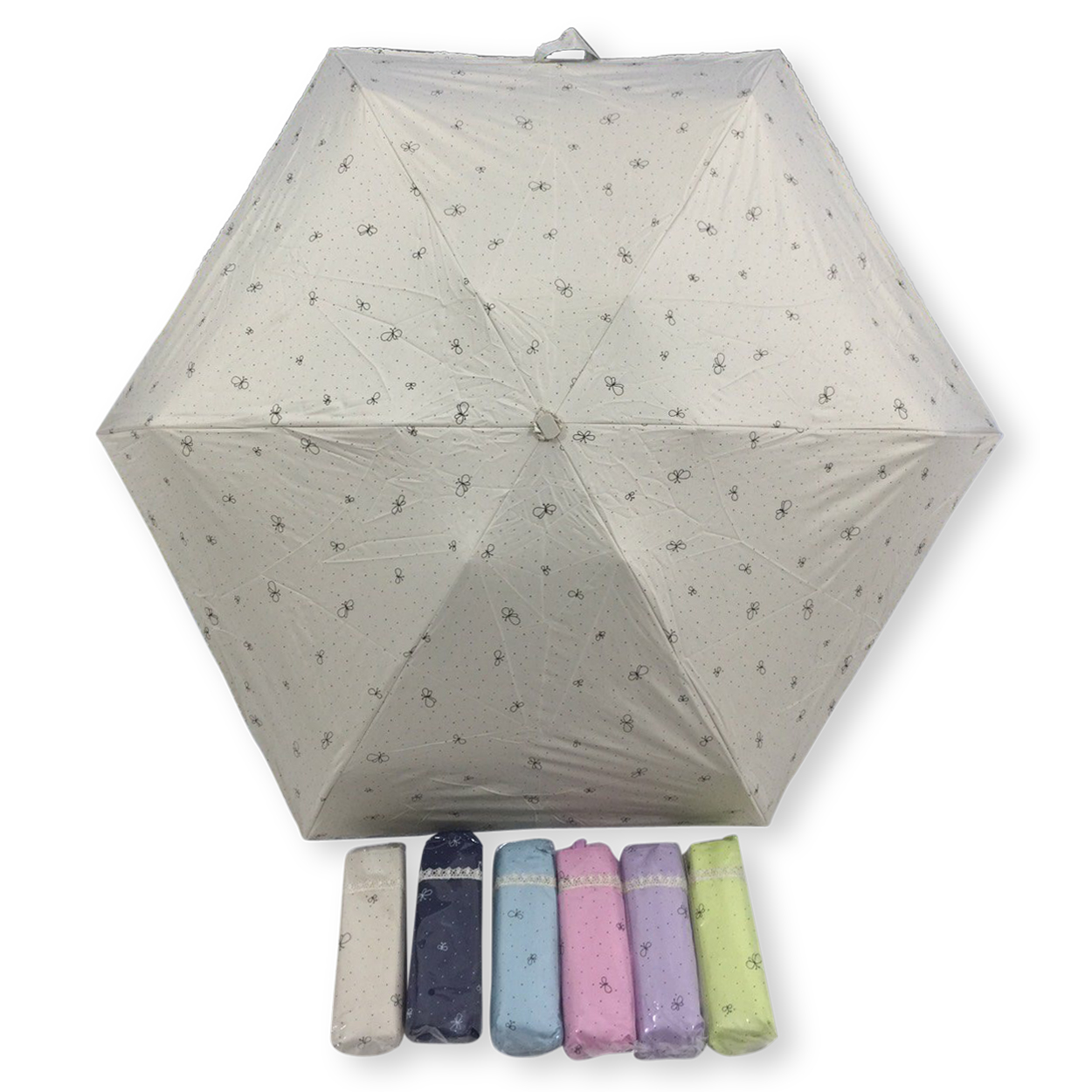 ร่มGBU5ตอนรหัส GM292ยูวีสีดำ