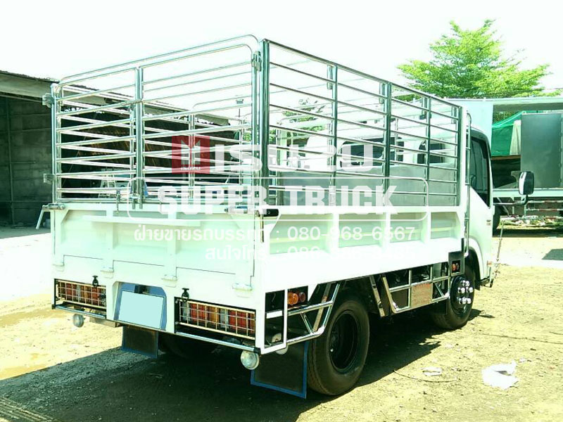 ISUZU NMR แบบกระบะคอก (ช่วงต่อยาว 3เมตร)