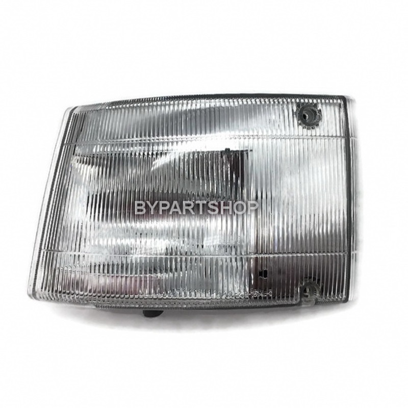 ไฟมุม HINO SINGHITECH(สิงห์ไฮเทค)/FC4J เลนส์ขาว พร้อมขั้วไฟ ปี1996-1999 (งานแท้ LUCID) -ราคาต่อดวง-