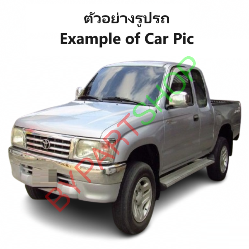 แผงนวมประตูรถยนต์ TOYOTA TIGER(ไทเกอร์)/D4D(ดีโฟร์ดี) รุ่นตอนเดียว/แคป แบบมือหมุน สีเทา ปี1998-2004 -ราคาต่อข้าง-