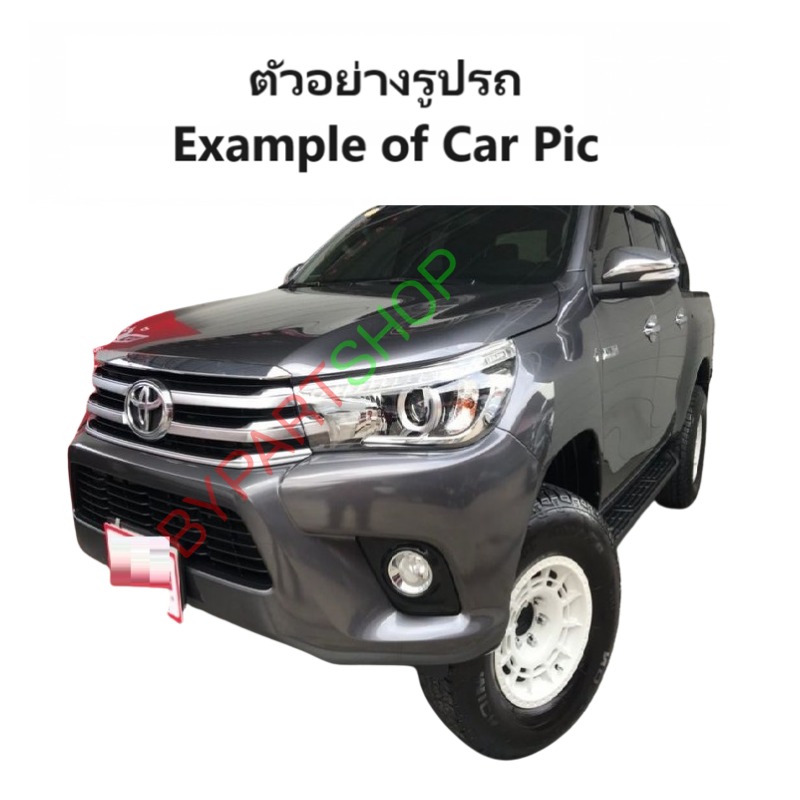 ฝาท้าย TOYOTA REVO(รีโว่) รุ่นเปิดกลาง เหล็กดำ(หนาเทียบแท้ ไม่ทำสี) ปี2015-2024