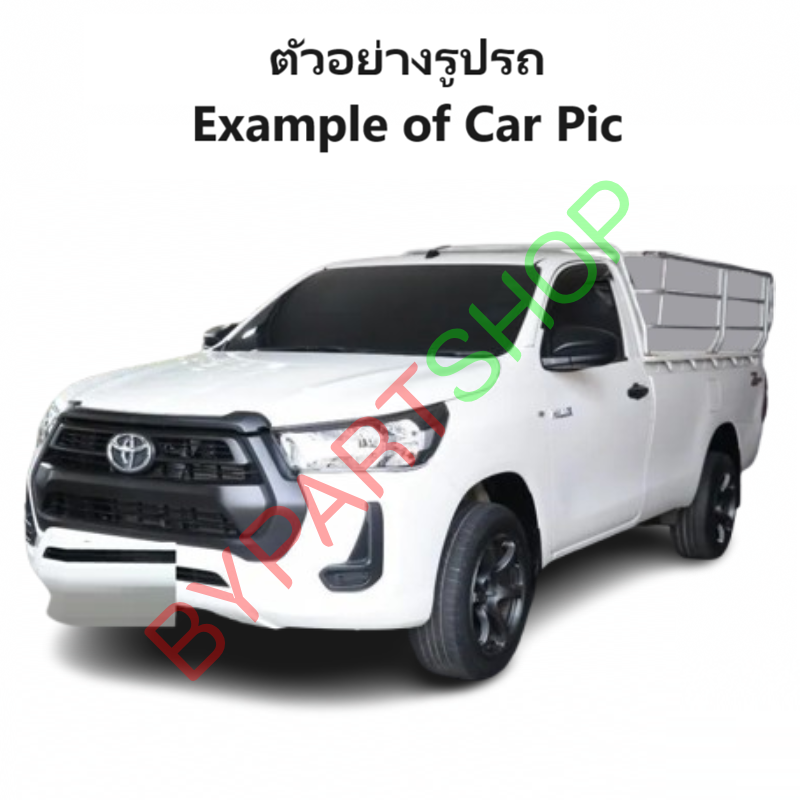 หน้ากระจัง TOYOTA REVO(รีโว่) โฉมหน้าหมูป่า สีดำ(งานไม่ทำสี) ไม่มีโลโก้ ปี2020-2022 (รหัส:REVO'20 ดำ)