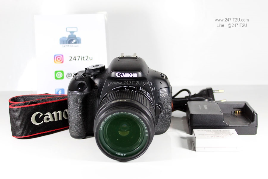 กล้อง Canon 600D +เลนส์ 18-55mm is II