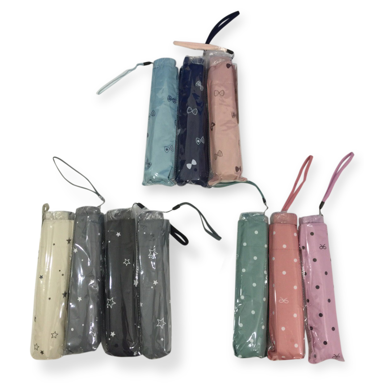 ร่มGBU3ตอนแบนเบารหัสGM341ยูวีดำ