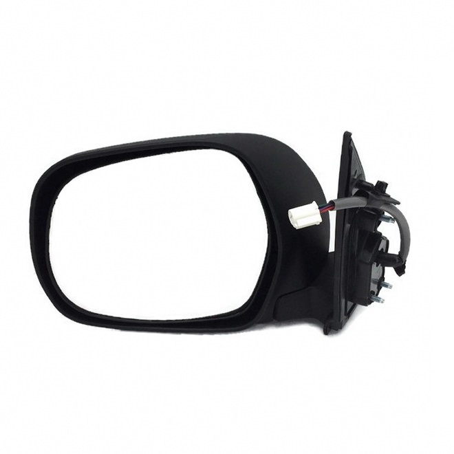 กระจกมองข้าง TOYOTA COMMUTER(คอมมูเตอร์) รุ่นปรับ+พับไฟฟ้า 5สาย สีดำ(งานไม่ทำสี) ปี2005-2018 -ราคาต่อข้าง-