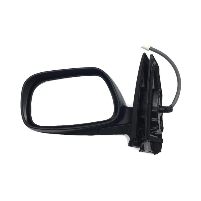 กระจกมองข้าง TOYOTA ALTIS(อัลติส) โฉมหน้าหมู รุ่นปรับ+พับไฟฟ้า 5สาย ปี2001-2007 (ฝาครอบดำ, งานไม่ทำสี) -ราคาต่อข้าง-