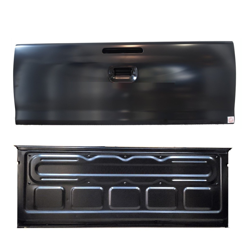 ฝาท้าย TOYOTA VIGO(วีโก้) รุ่นเปิดกลาง เจาะรูไฟเบรค เหล็กดำ(หนาเทียบแท้ ไม่ทำสี) ปี2004-2010 -กรุณาเลือกแบบ-