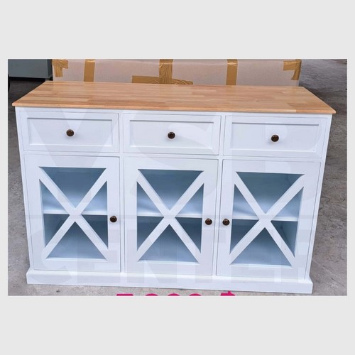 ตู้เก็บของเปิด-ปิด พร้อมลิ้นชักสไตล์มินิมอล 3 ประตู 3 ลิ้นชัก (ไม่ต้องประกอบ) PT026 - PT027