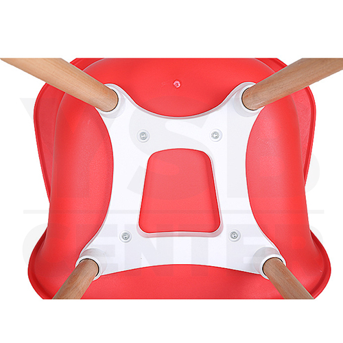 เก้าอี้พลาสติก เก้าอี้ทานอาหาร เก้าอี้ขาไม้บีช เก้าอี้อเนกประสงค์ มีที่พักแขน