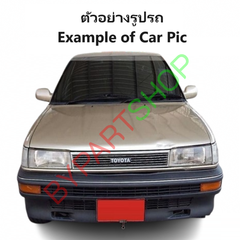 แผงแอร์/รังผึ้งแอร์ TOYOTA COROLLA(โคโรล่า) EE/AE90-92(โดเรม่อน) เครื่อง 4A ปี1988-1992 (งานO.E.M PACO รับประกัน 1ปี) (CL3916)