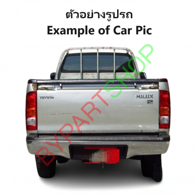 หน้ากระจัง TOYOTA VIGO(วีโก้) โฉมแรก สีดำ(งานไม่ทำสี) ไม่มีโลโก้ ปี2004-2007 (รหัส:VIGO'04ดำ)