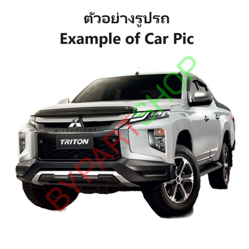 หม้อน้ำ MITSUBISHI NEW TRITON(ไทรทัน) 2.4-2.5cc 2ท่อหายใจ ปี2019-2023 เกียรกระปุก (ประกัน 6เดือน) (TRN15-PA16-MT)