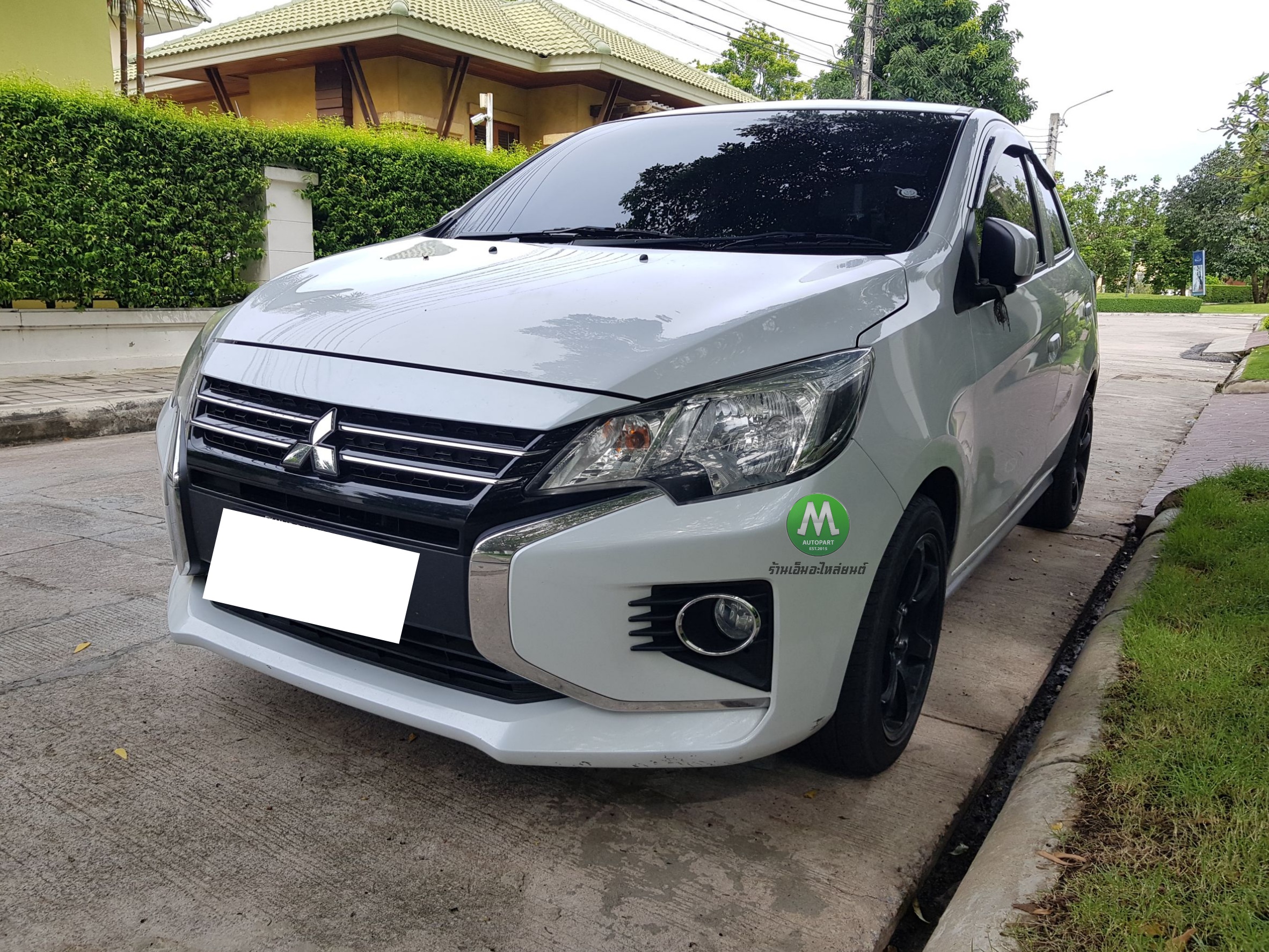 ฝาครอบไฟตัดหมอก MITSUBISHI ATTRAGE MIRAGE 2020 2021 2022 2023 1 คู่ ซ้าย ขวา มิราจ แอททราจ กรอบ เบ้าไฟ