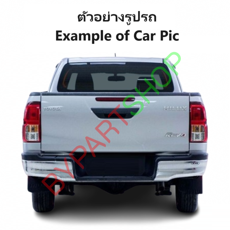 กันชนท้าย TOYOTA REVO(รีโว่)/REVO ROCCO(รีโว่ ร็อคโค่) ชุบโครเมียม ทรงศูนย์ ปี2015-2022 (ครบชุด) (AC-458,KV555ชุบ)