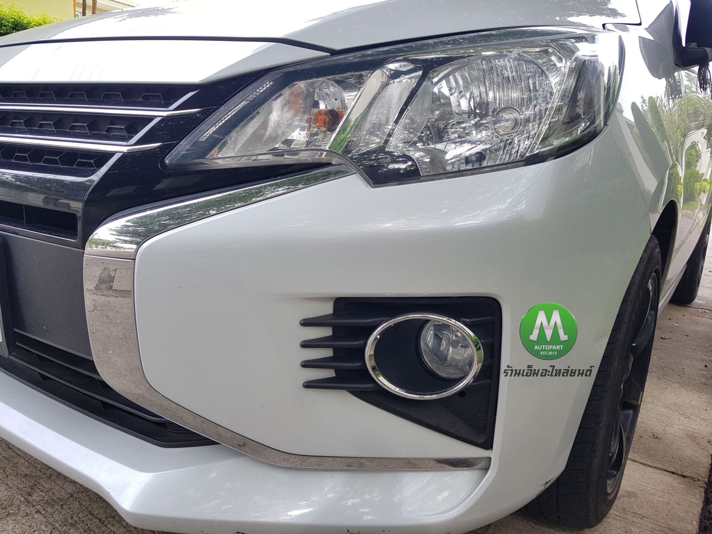 ฝาครอบไฟตัดหมอก MITSUBISHI ATTRAGE MIRAGE 2020 2021 2022 2023 1 คู่ ซ้าย ขวา มิราจ แอททราจ กรอบ เบ้าไฟ
