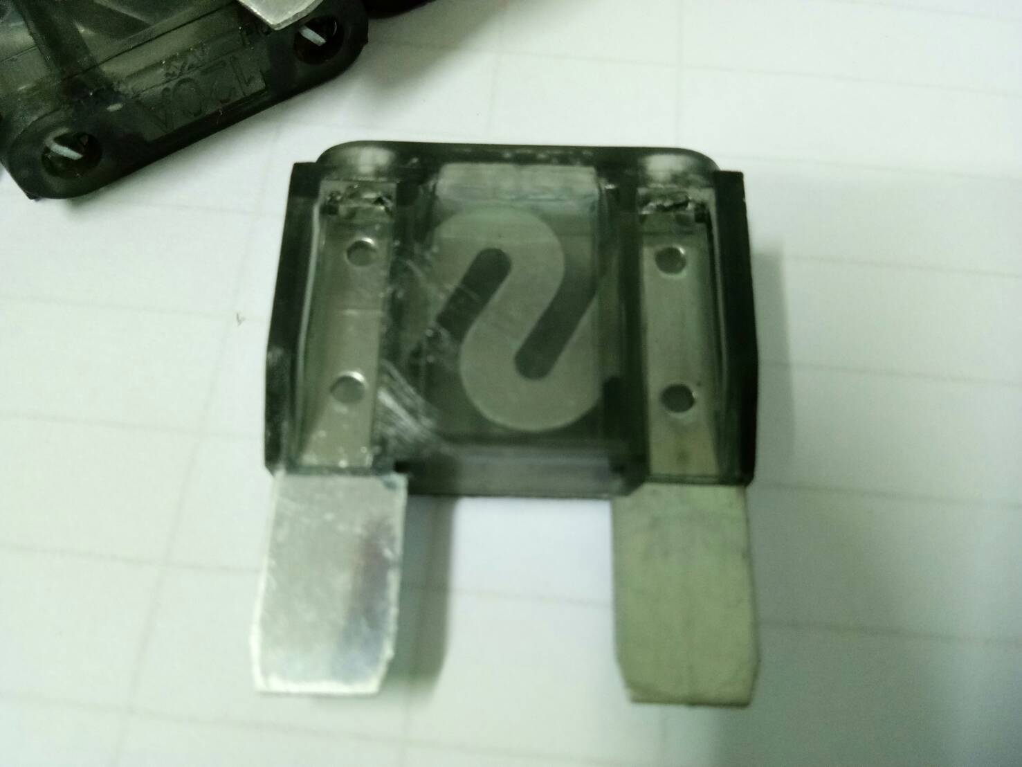 ฟิวส์แมกซี่ 120 แอมป์ Maxi Fuse สี เทาดำ