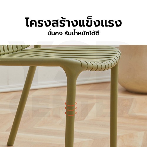 เก้าอี้พลาสติก นั่งสบาย รับน้ำหนักได้เยอะ ดีไซน์สวย สามารถซ้อนกันได้ F1C0115 - F1C0126
