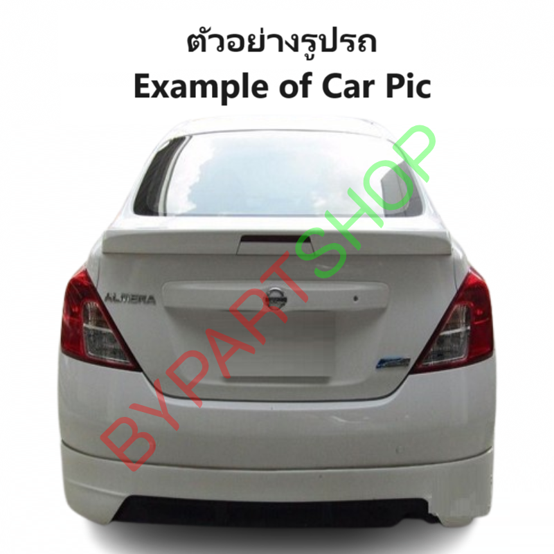 หน้ากระจัง NISSAN ALMERA(อัลเมร่า) รุ่นที่1(โฉมแรก) คาดโครเมียม ไม่มีโลโก้ ปี2011-2013 (รหัส:ALMERA'12)