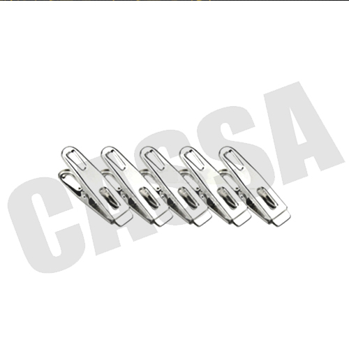 CASSA CLIP-5X1.2X1.7 คลิปหนีบผ้าแสตนเลส แพค20ตัว (ขายส่ง 24แพค)