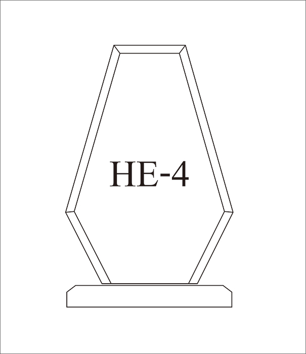 Code: HE-4 โล่อะคริลิค ความสูงตัวโล่ 6 -9 นิ้ว ความหนาอะคริลิค 15 มม. พร้อมเลเซอร์ข้อความและโลโก้ ลงสีได้ไม่เกิน 2 สี ***ราคาเริ่มต้นที่ 650 บาท***