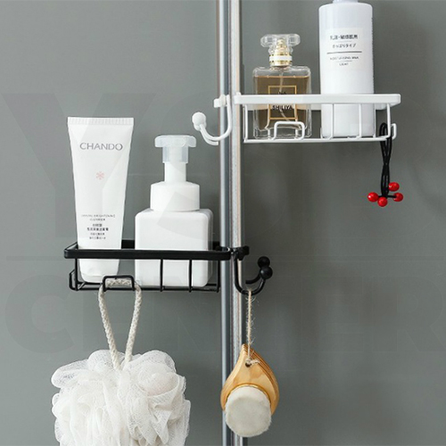 CASSA ตะแกรงใส่อุปกรณ์ ตะแกรงอเนกประสงค์ ข้างก๊อกน้ำ เหล็กเคลือบ รุ่น C265-BS