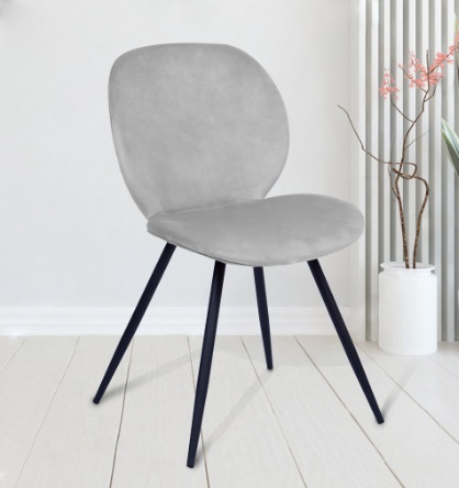 เก้าอี้กินข้าว เก้าอี้โมเดิร์น เก้าอี้พักผ่อน นั่งสบาย หุ่มผ้าด้วยกำมะหยี่ YL167 - YL169