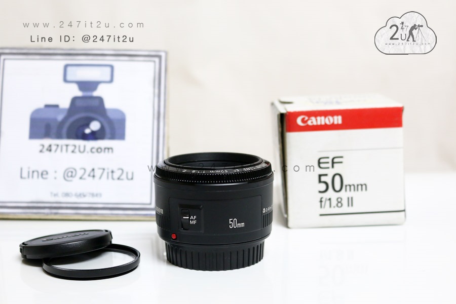 เลนส์ Canon 50mm f1.8 II