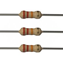 Resistors 22K Ohm 1/4W 5% Carbon Film