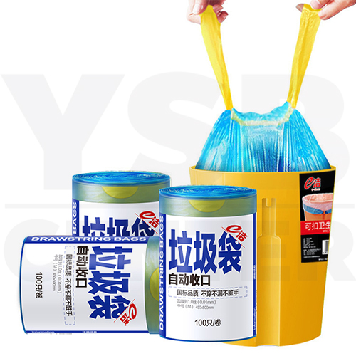 cassa ถุงขยะหูหิ้ว ถุงขยะแบบม้วน ถุงขยะ (1 ม้วน) 100 ใบ รุ่น P20 - P21