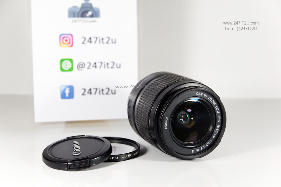 เลนส์ Canon 18-55mm f3.5-5.6 IS II