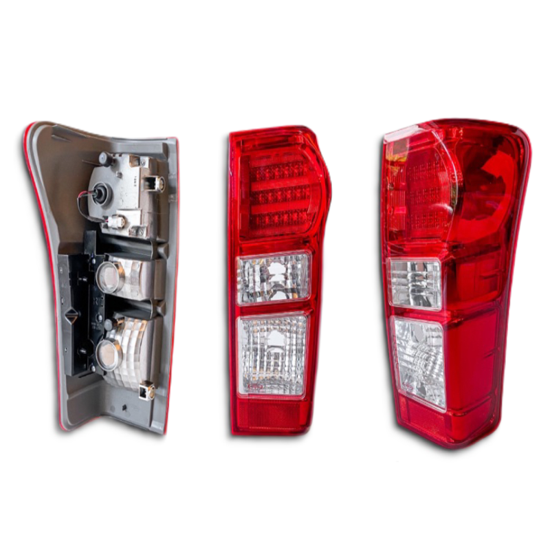 ไฟท้าย ISUZU D-MAX ALL NEW(ดีแม็ก ออนิว) LED 3ขีด ยูโร3 ปี2012-2018 (งานO.E.M ตราเพชร) -ราคาต่อดวง-