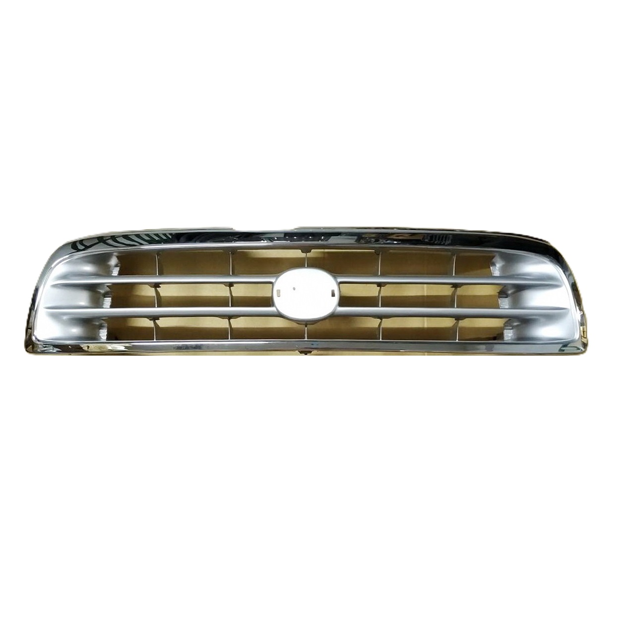 หน้ากระจัง MAZDA FIGHTER(ไฟเตอร์) โฉมที่2 ชุบโครเมียม ไม่มีโลโก้ ปี1999-2002 (รหัส:FIGHTER'99 ชุบ)