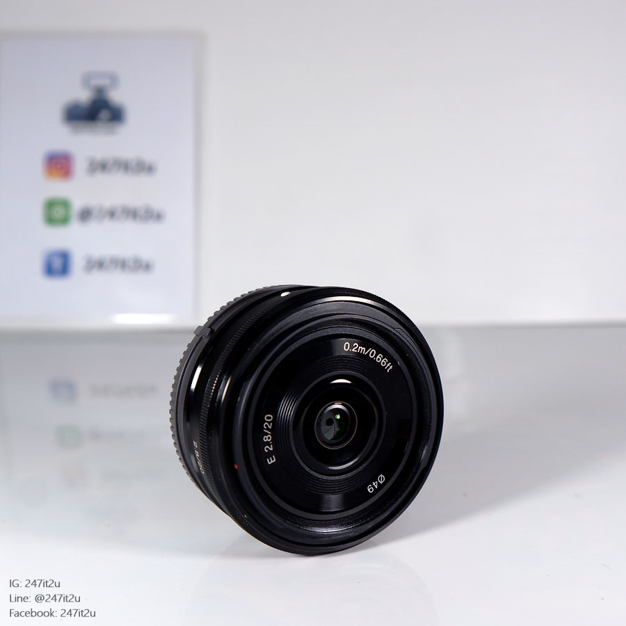 ขายเลนส์ Sony 20mm f2.8 E-mount สีดำ สภาพสวย