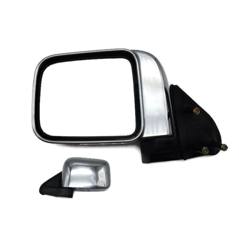 กระจกมองข้าง NISSAN FRONTIER(ฟรอนเทียร์) เหลี่ยมใหญ่ รุ่นปรับมือ ชุบโครเมียม ปี1998-2006 -ราคาต่อข้าง-