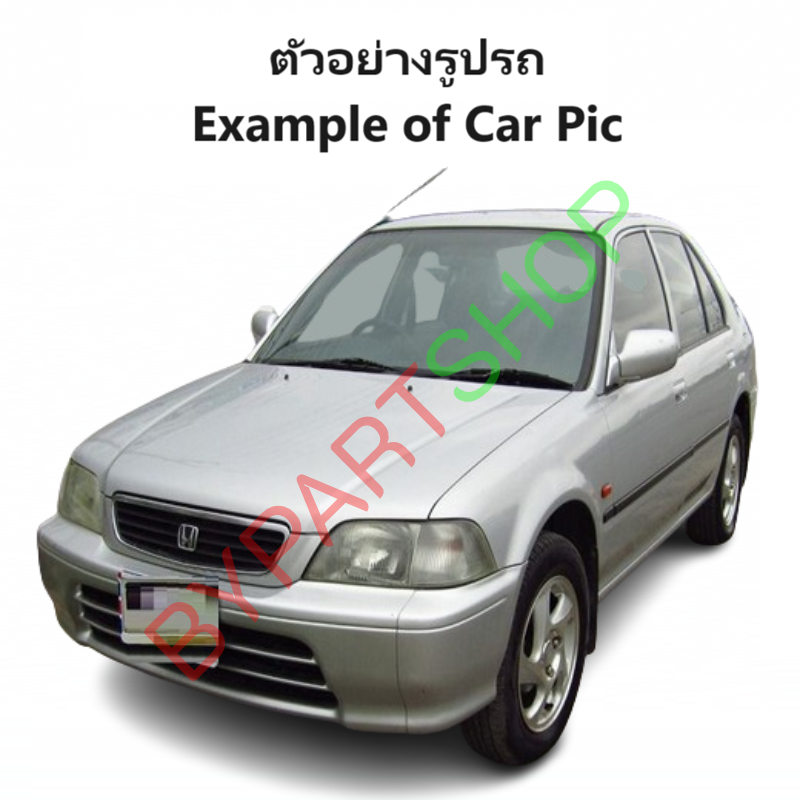 กระจกมองข้าง HONDA CITY(ซิตี้) โฉมแรก/โฉมType Z รุ่นปรับมือ(ปรับใน) สีดำ ปี1996-2002 -ราคาต่อข้าง-