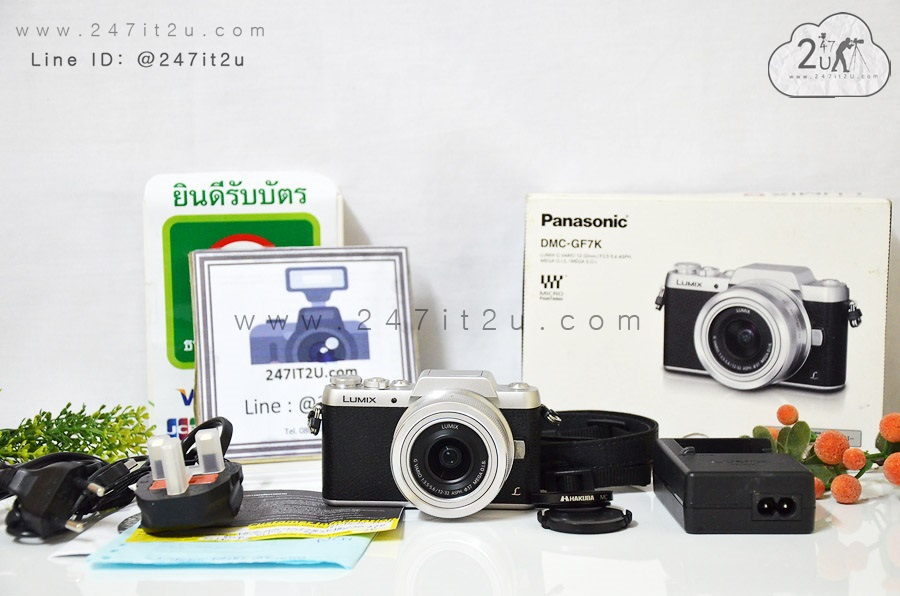 กล้อง Panasonic GF7 + เลนส์ 12-32 mm สี silver